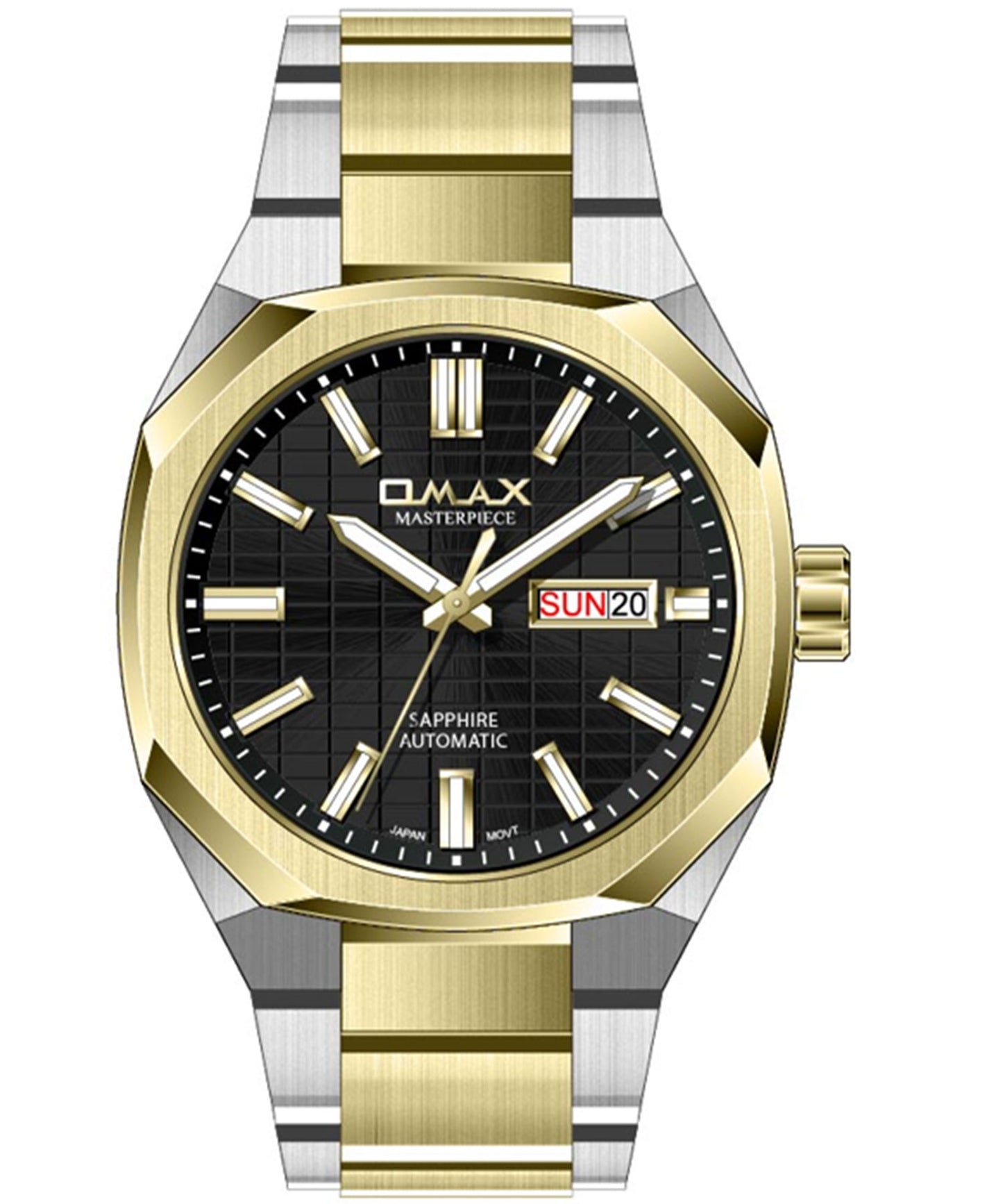 OMAX Masterpiece Men's Watch OSA043T2TI