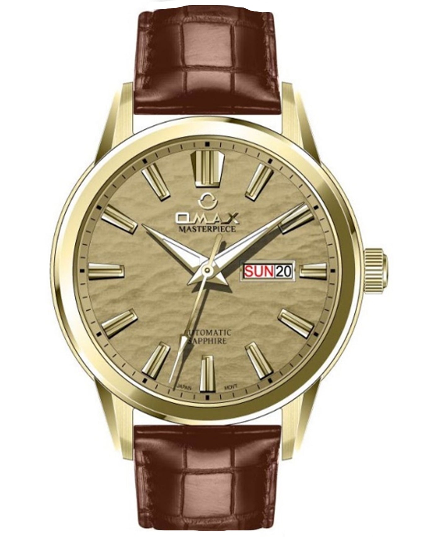 OMAX Masterpiece Men's Watch OSA054BG15I