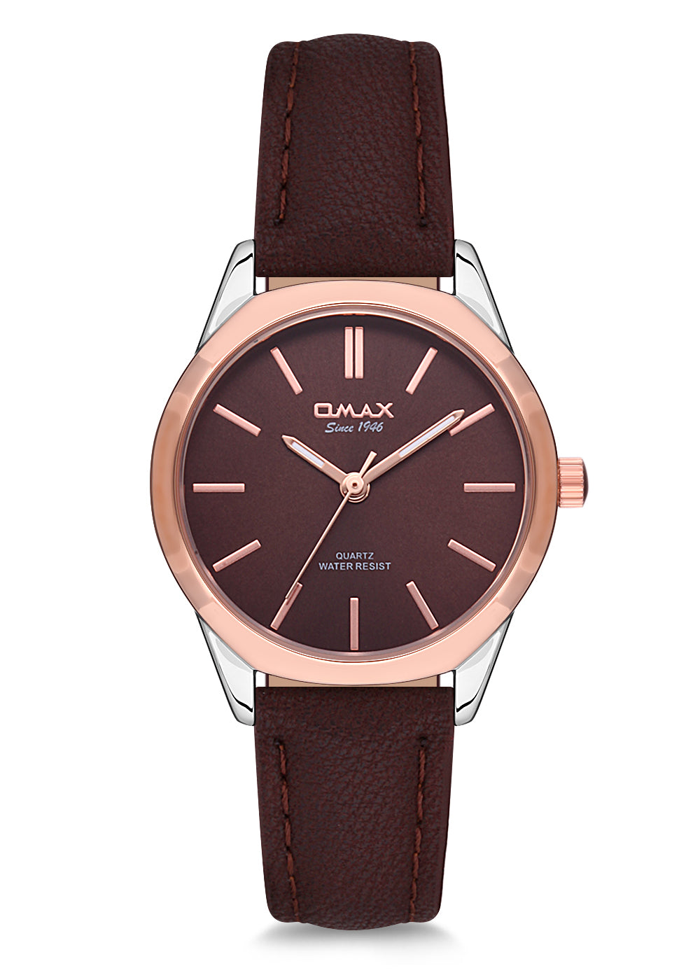 Omax 00PR0014NQ1D Leather Women's Watch
