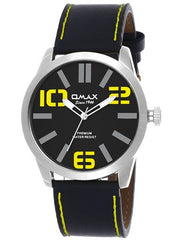 Omax t-FA06P22A Leather Men's Watch