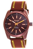Omax t-GA09F55I Leather Men's Watch