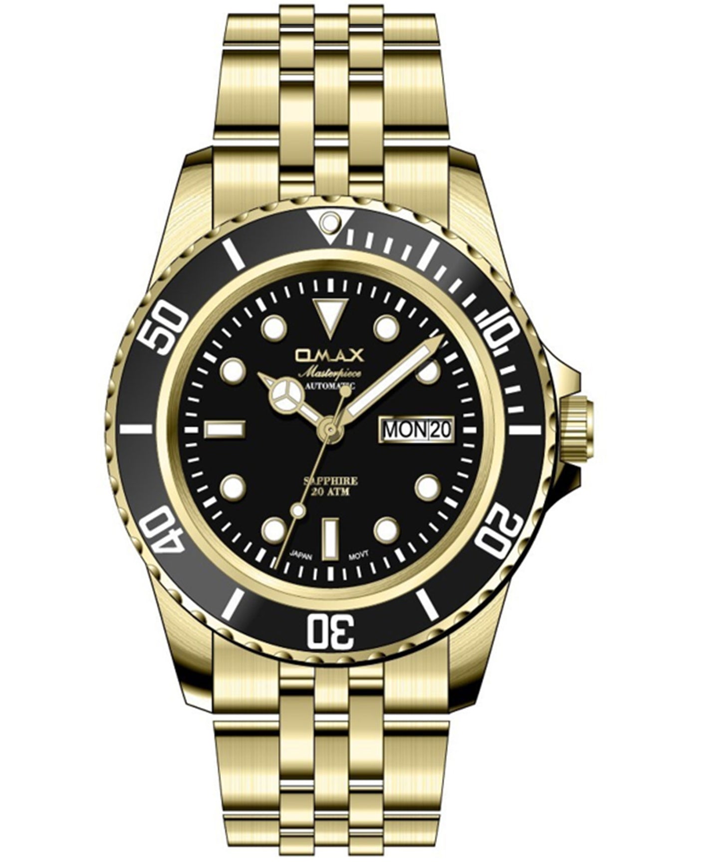 OMAX Masterpiece Men's Watch OSA023G21I