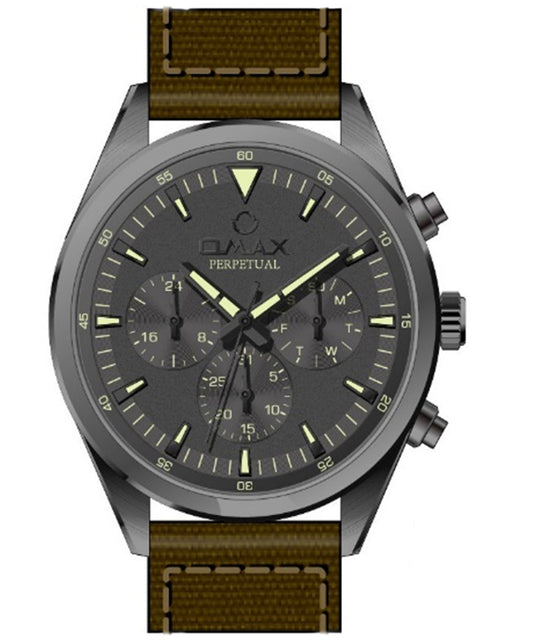 OMAX PERPETUAL Men's Watch PG17N95I