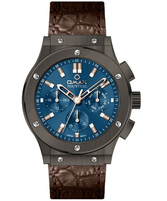 OMAX PERPETUAL Men's Watch PG19K45I