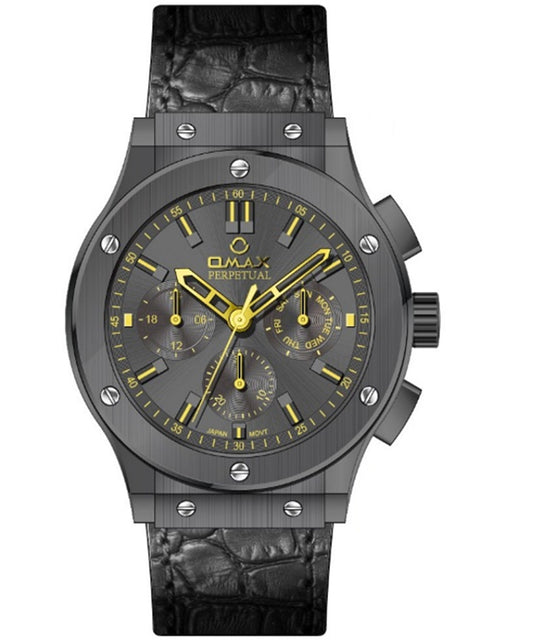 OMAX PERPETUAL Men's Watch PG19N92I