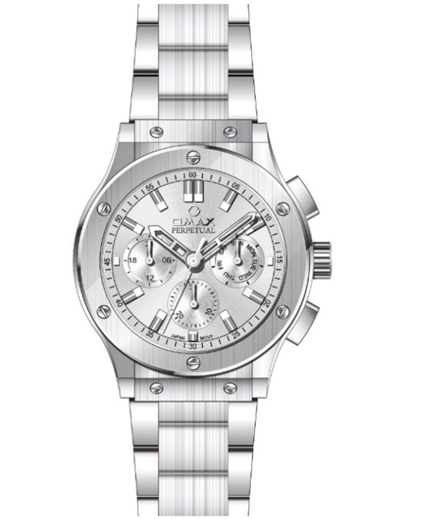 OMAX PERPETUAL Men's Watch PG20P66I